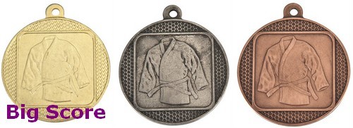 Judo Medaille MM 1042 Goud-Zilver-Brons compleet LAATSTE Serie OP=OP!!